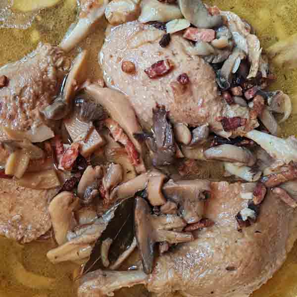 Cuisses de canette mijotées de grand-mère